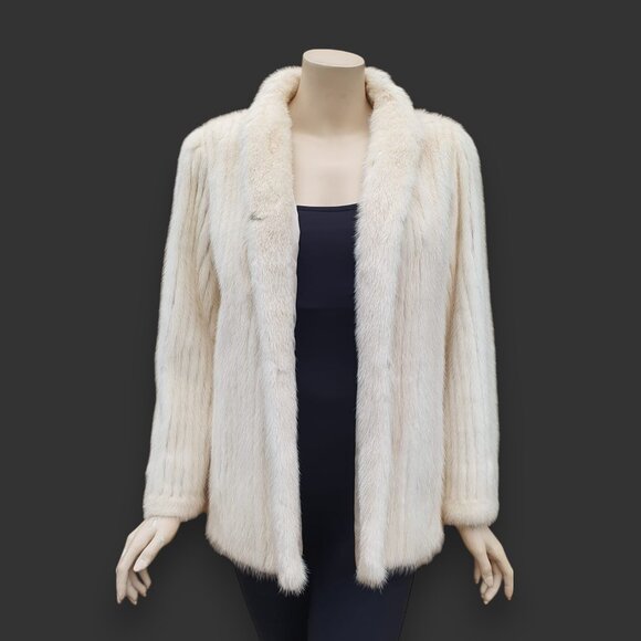 Light Mink Corduroy Cut Jacket -Medium - Picture 2 of 9